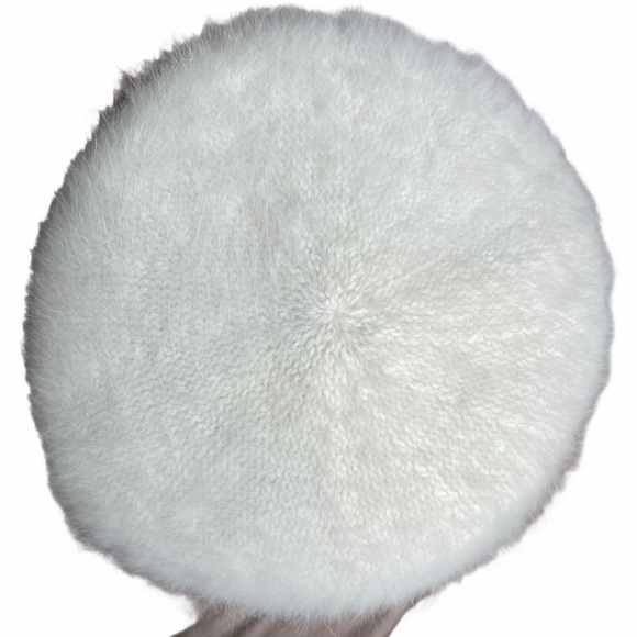 Vintage Betmar New York LL Cool J Style Angora Blend Off White Bucket Hat - Picture 5 of 9